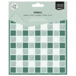 Vaessen Creative • Stencil by Carla Creates Kitchen Towel on the Farm 15x15cm