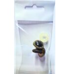 2 ogen met pupil, bruin 18mm
