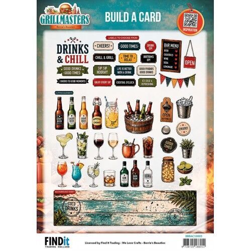 Berrie’s Beauties- Build A Card – Grillmasters – Drink’s & Chill