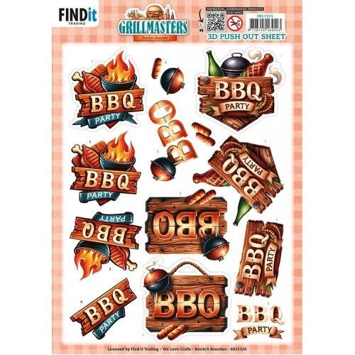 3D Pushout Sheet – Berries Beauties – Grillmasters – Backyard Feast