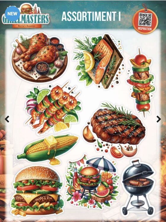 3D Cutting Sheet – Berries Beauties – Grillmasters – Assorti 1