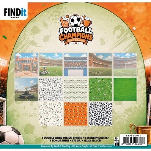 Paperpack – Find It Collection – Football Champions 15,2 x 15,2 cm
