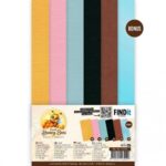 Linen Cardstock Pack - Berries Beauties - Sweet Honey Bees - 4K