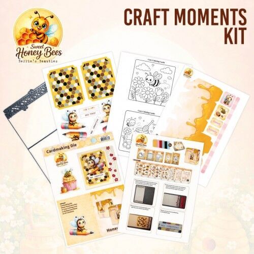 3D Pushout Sheet – Berries Beauties – Sweet Honey Bees – Little Buzzers