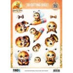 3D Cutting Sheet - Berries Beauties - Sweet Honey Bees - Little Buzzers