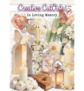 Creatief Art - Stansplaatjes - In Loving Memory - 23 stuks