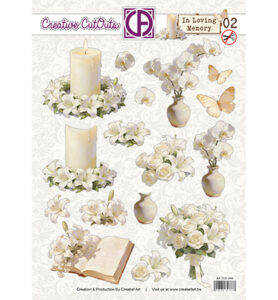 Creatief Art - 3D Doordrukvel - In Loving Memory 02