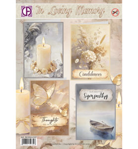 Creatief Art -  Kaartenpakket - In Loving Memory