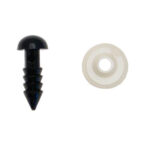 Stafil -  Safety eyes black, ø6mm / 10pcs