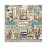 Symphony - Scrapbooking Printed Small Pad for Art and Craft - 10 sheets