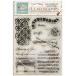Symphony - Decorative Acrylic stamp 14x18 design for Art and Craft