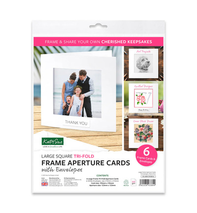 Katy Sue Designs Aperture kaarten en enveloppen, Large Frame