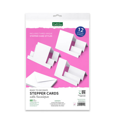 Katy Sue Designs Stepper kaarten en enveloppen, Mixed Styles