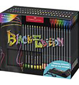 Black Edition kleurpotloden 72pcs in rol etui - Faber Castell