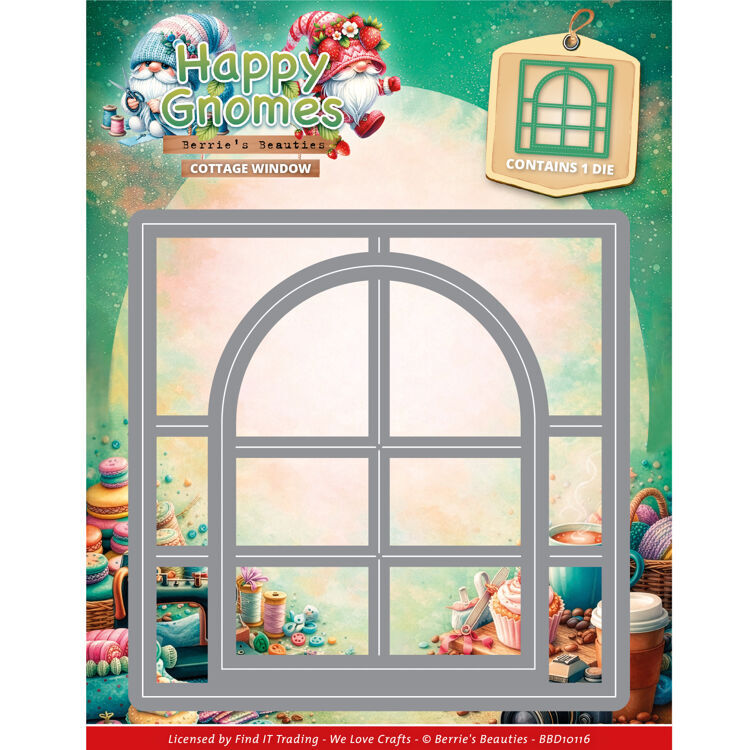Dies – Berries Beauties – Happy Gnomes – Cottage Window