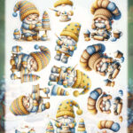 3D Cutting Sheet - Berries Beauties - Happy Gnomes - The Tiny Baker