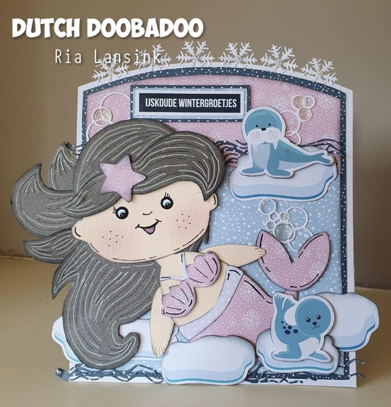 **EUROKNALLER** Dutch Doobadoo Build up Mermaid - Afbeelding 2