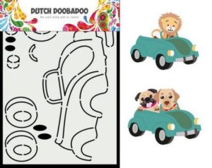 **EUROKNALLER**Card Art Build up Beetle car - Dutch Doobadoo