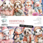 CraftLab Collage Paper pad candy christmas Essentials nr.497 - 36 Sheets