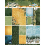 StudioLight Designer paper pad Background paper Christmas Forest nr.474 - 36 Sheets