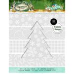 StudioLight Vellum paper pad Backgrounds Christmas Forest nr.479 - 16 Sheets