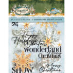 StudioLight Transparant stickers Elements & Texts Christmas Forest nr.81 - 5 Sheets