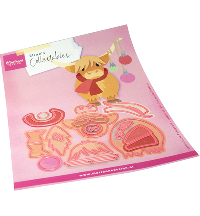 Marianne Design Collectable, Eline’s Scottish Highlander