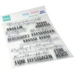 Marianne Design Clear Stamp, Lieve kerstgroet