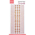 Marianne Design Enamel Dots, Burgundy