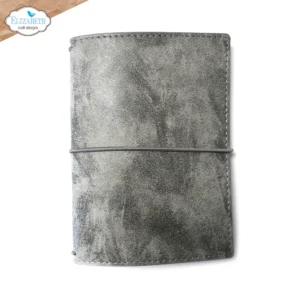 Elizabeth Craft Designs -Art Journal - Stonewashed Grey Passport