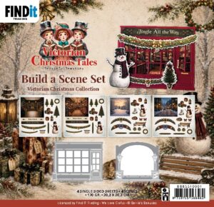 Berrie's Beauties - Build a Scene Set - Victorian Christmas Collection (Exclusief Dies)
