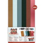 Linen Cardstock Pack - Berries Beauties - Victorian Christmas Tales - 4K