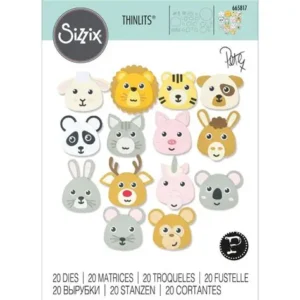 ** SALE** Snijmal Sizzix • 665817 • Thinlits Build an Animal 20pcs