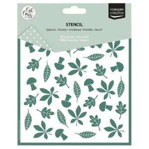 Vaessen Creative • Stencil by Carla Creates Leaves 15x15cm