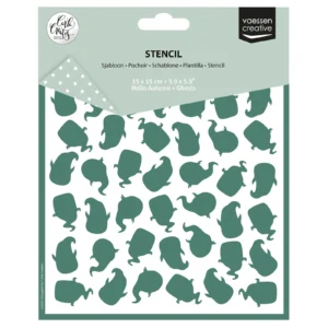 Vaessen Creative • Stencil by Carla Creates Ghosts 15x15cm