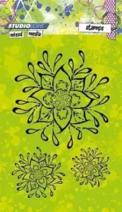 **-50%** StudioLight Clear Stamps Mixed Media - nr 214