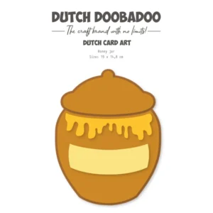 **EUROKNALLER** Card Art - Honey jar - Dutch Doobadoo