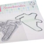 **-70%** Marianne D Clear Stamp & Die set Snowboarder HT1668