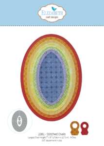 Elizabeth Crafts Stitched Ovals