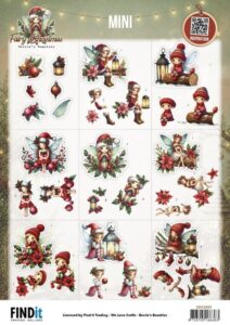 Cutting Sheet - Berries Beauties - Fairy Christmas - Mini