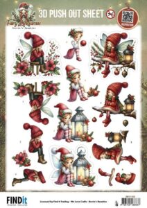 3D Pushout Sheet - Berries Beauties - Fairy Christmas - A Little Sad