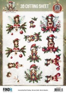 3D Cutting Sheet - Berries Beauties - Fairy Christmas - Christmas Fairy