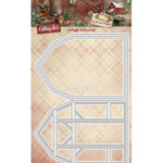 StudioLight Cutting dies Cottage Barn Card Cottage Christmas nr.1114