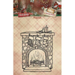 StudioLight Clear stamps Fireplace Cottage Christmas nr.957