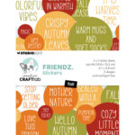 CraftLab Stickerblok – Fall Friendz nr. 86