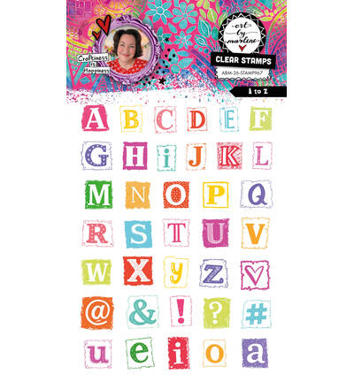 ABM Clear Stamp – A to Z Art by Marlene nr. 967