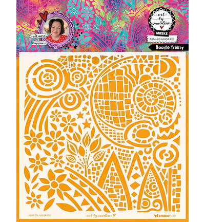 ABM Sjabloon – Doodle Frenzy Art by Marlene nr. 401