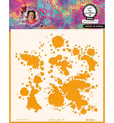 ABM Sjabloon – Splatters & Splashes Art by Marlene nr. 404