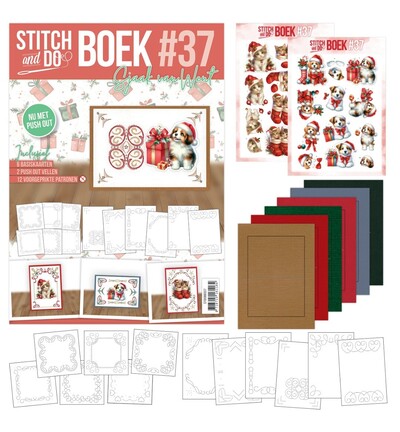 Stitch & Do Boek A6 – 37 Warm Christmas Paws