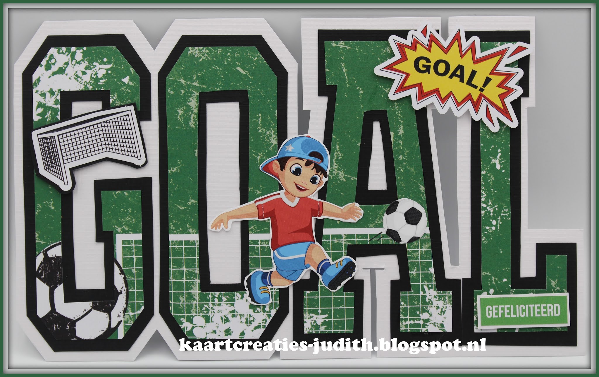 **EUROKNALLER** Card Art Goal- Dutch Doobadoo - Afbeelding 3